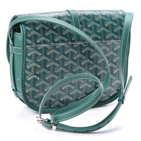 goyard belvedere ii messenger bag|GOYARD Goyardine Belvedere II PM Messenger Bag Green.